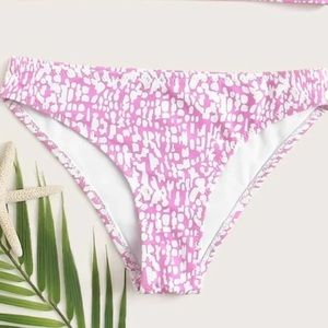 SHEIN Allover Dalmatian Print Bikini Bottom